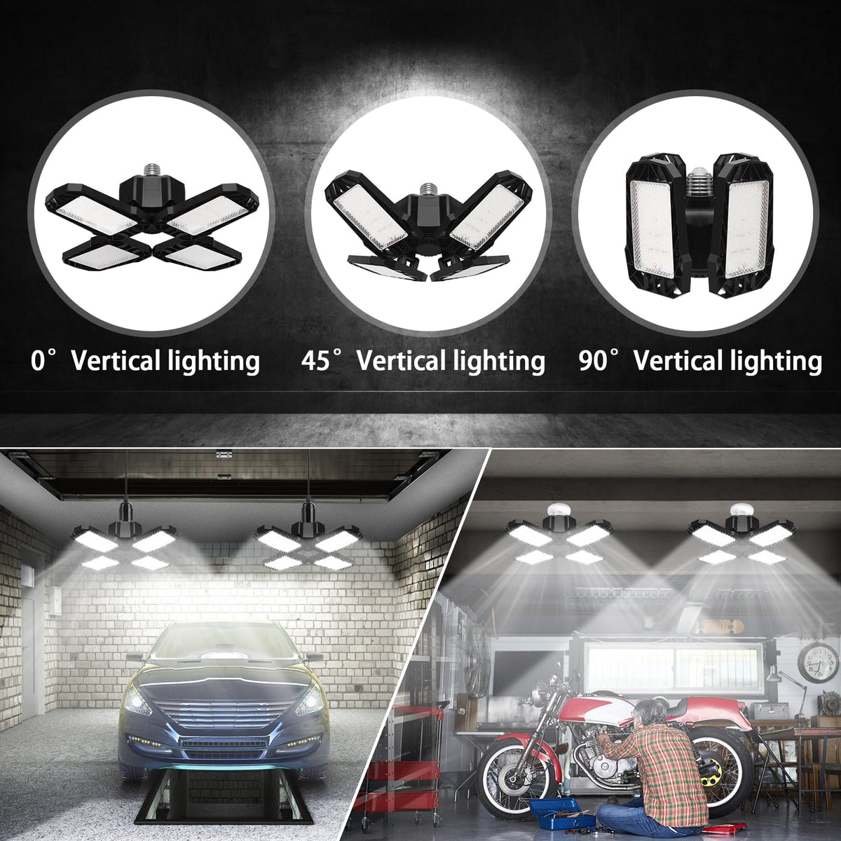 AUDLES high bay lighting with E26/E27 compatibility for quick screw-in install.