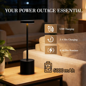AUDLES matte black base adds modern style to living spaces.