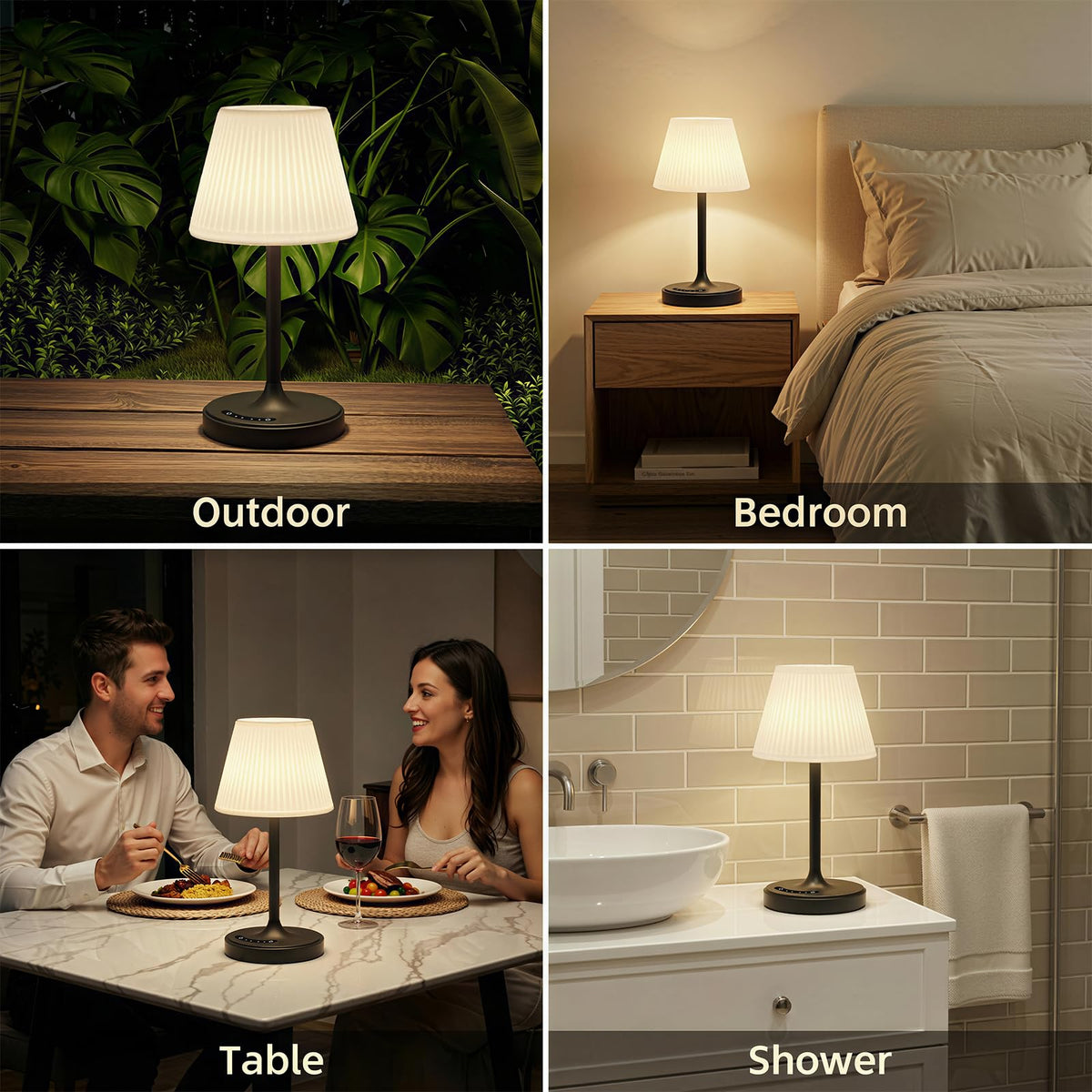 AUDLES outdoor camping lamp suitable for patio and camp nights