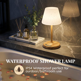 Audles shower lamp IP54 waterproof with sealed base for safety