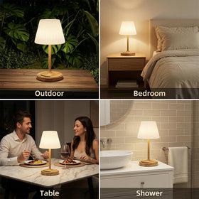 Audles shower lamp creates spa-like ambience anywhere