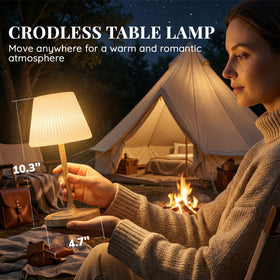 Audles shower lamp USB-C and USB-A ports for charging