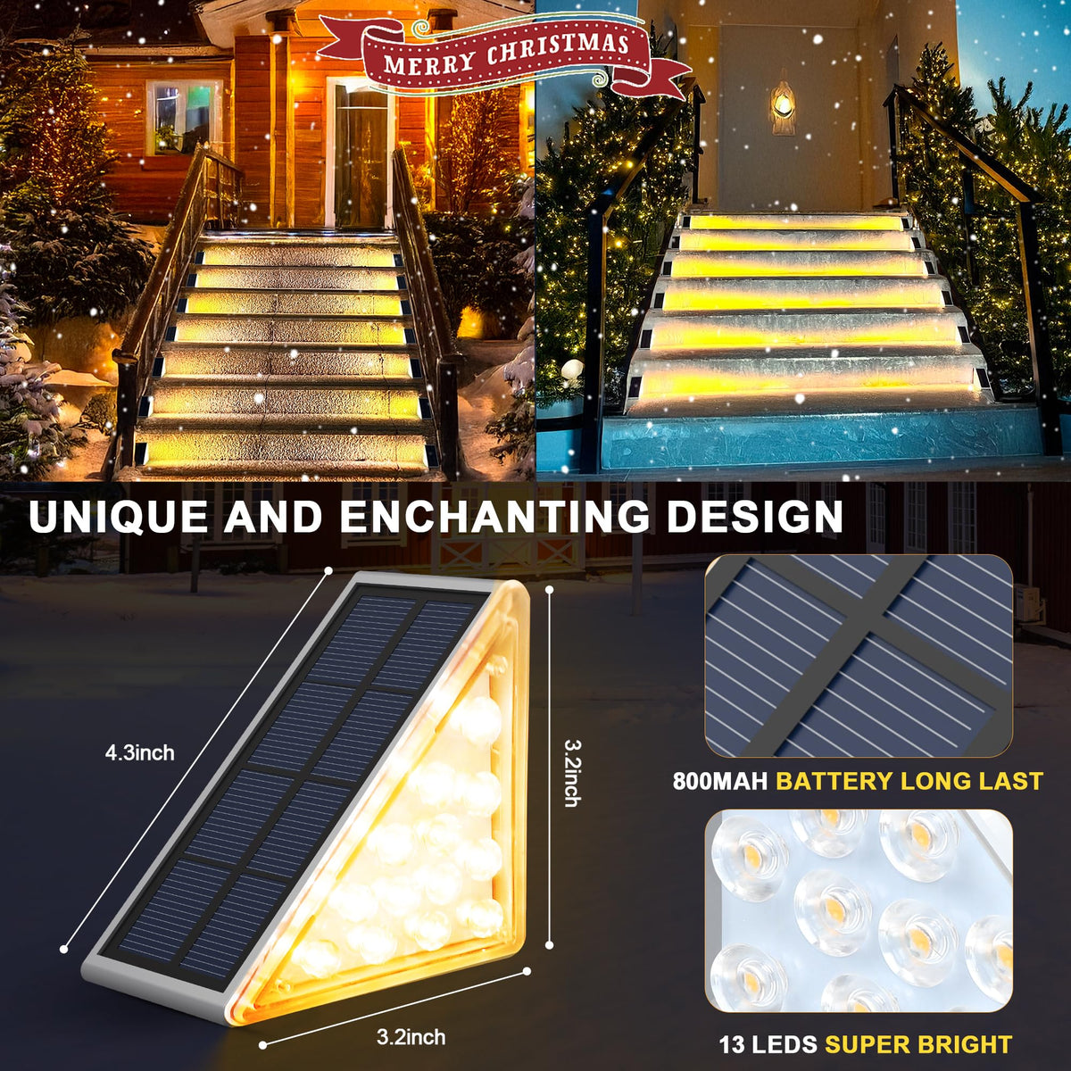AUDLES solar pathway light with dusk-to-dawn sensor improves safety.