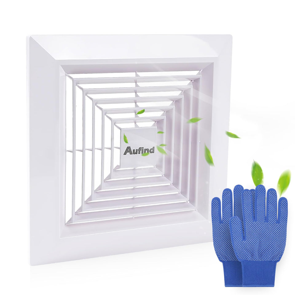Aufind 11x11 fan cover for standard vents improves airflow.