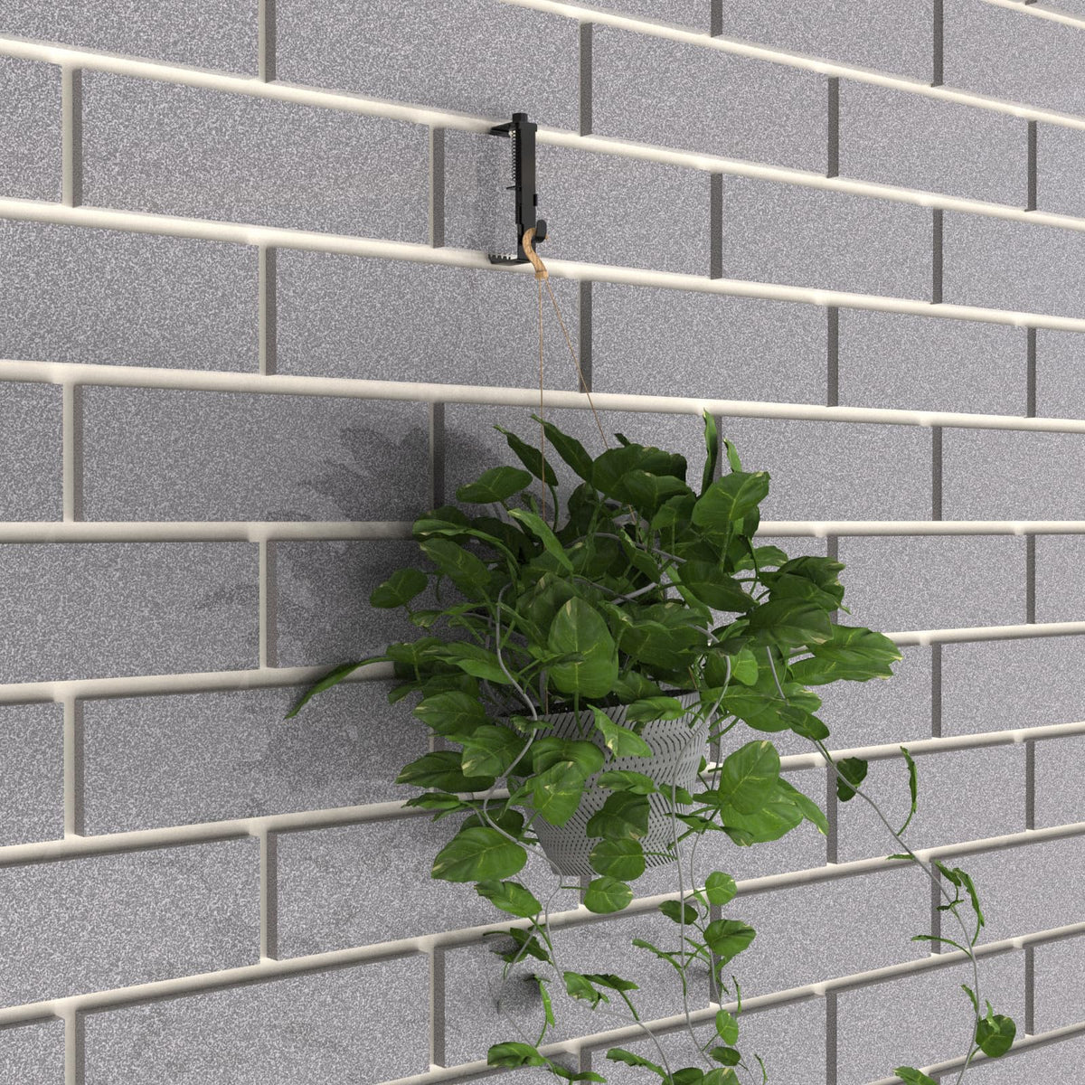 Aufuga no-drill, reusable clips demonstrate quick, damage-free mounting.