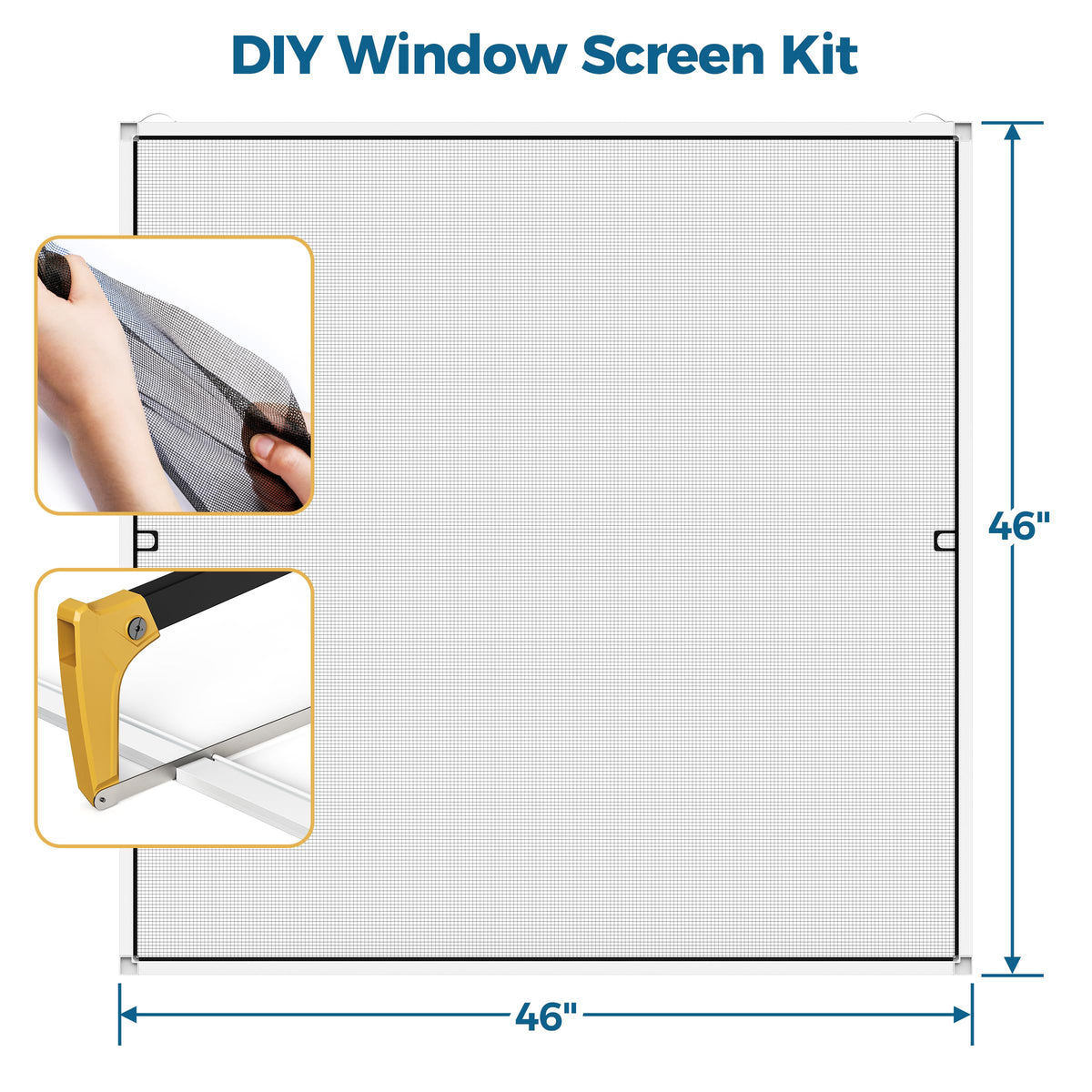 Augblinds heavy-duty aluminum frame offers durable long-term use.