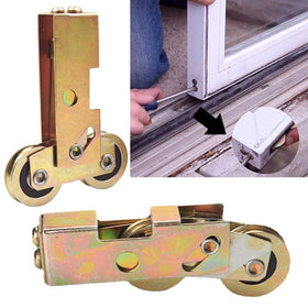 Augenweide 2-pack tandem roller assembly for smooth, quiet door movement.