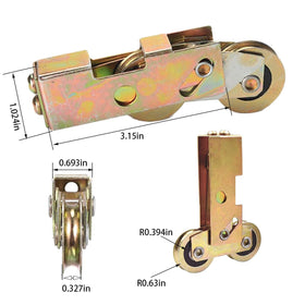 Augenweide easy-install roller kit enables tool-free replacement.