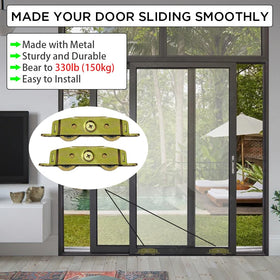 Augenweide side adjustment feature for quick door alignment from the panel face.