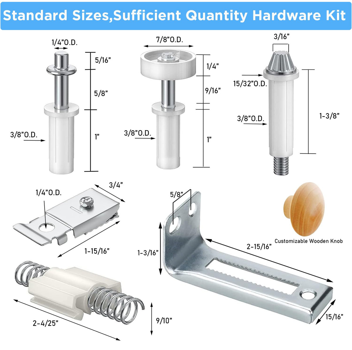 Augenweide top guide wheel stabilizing closet door guidance