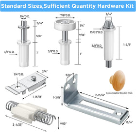 Augenweide top guide wheel stabilizing closet door guidance