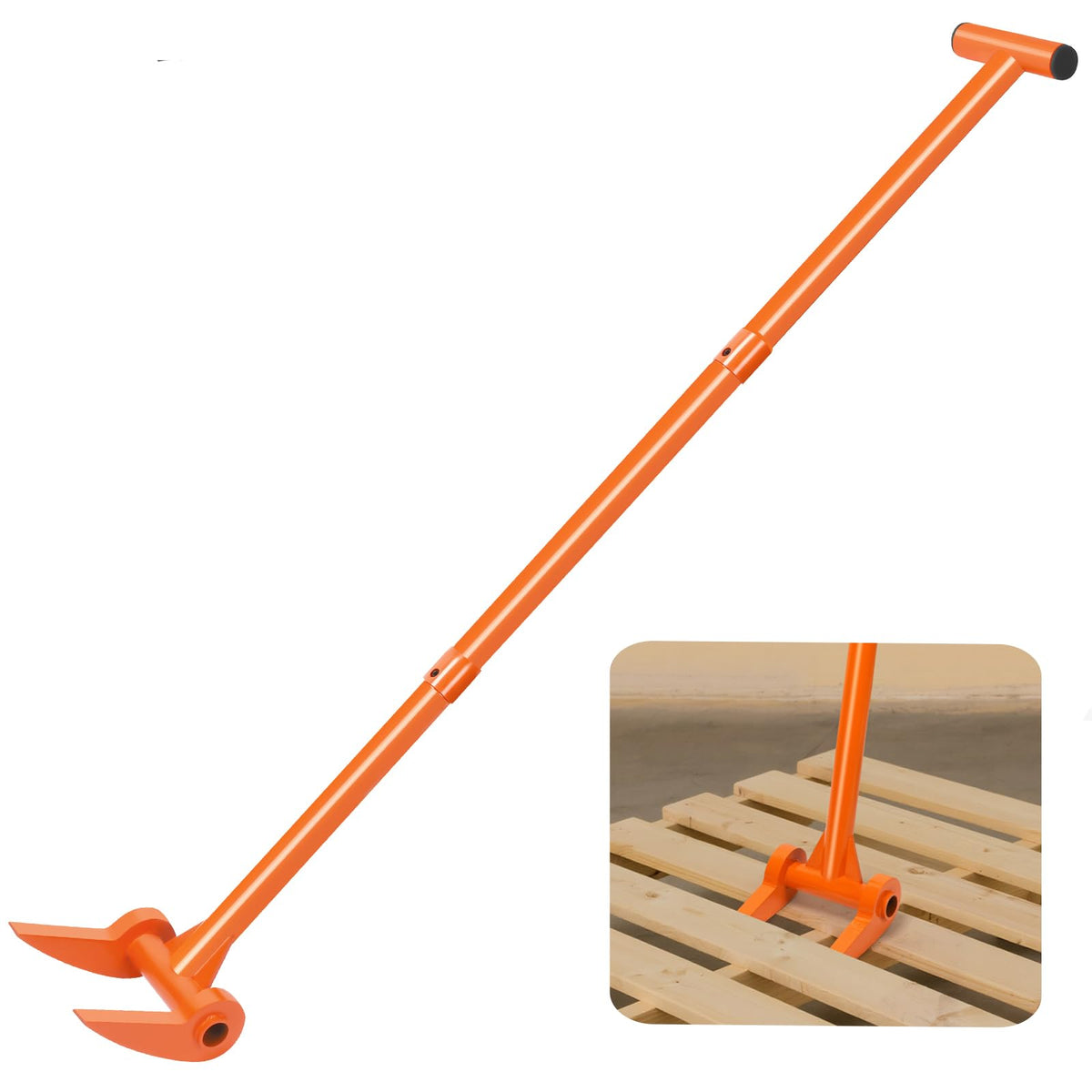 AugFir 48-inch pallet buster enables easy deck and pallet removal.