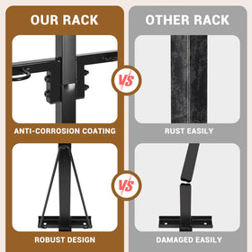 AugFir quick-install trailer tool rack simplifies setup with simple assembly.