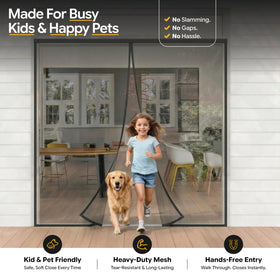 AUGO easy-installation tape and pins simplify setup