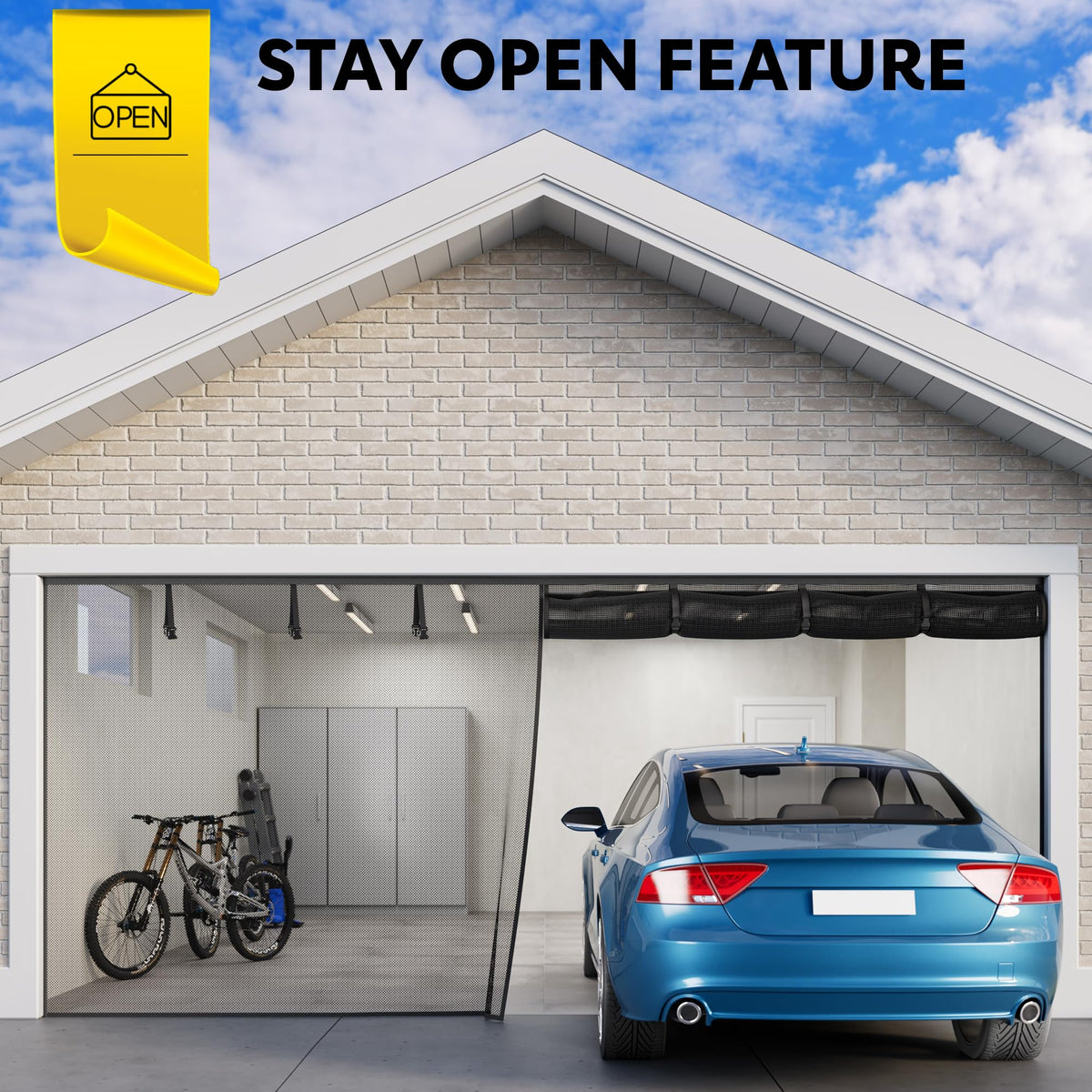 AUGO screen features a heavy bottom weighted edge for stability and durability