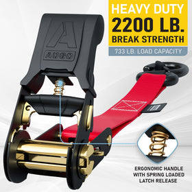 AUGO S-hooks with safety lock preventing surface damage during securing