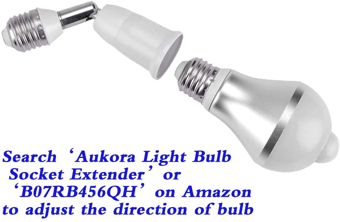 Aukora motion sensor bulb basement helps dark storage be accessible.