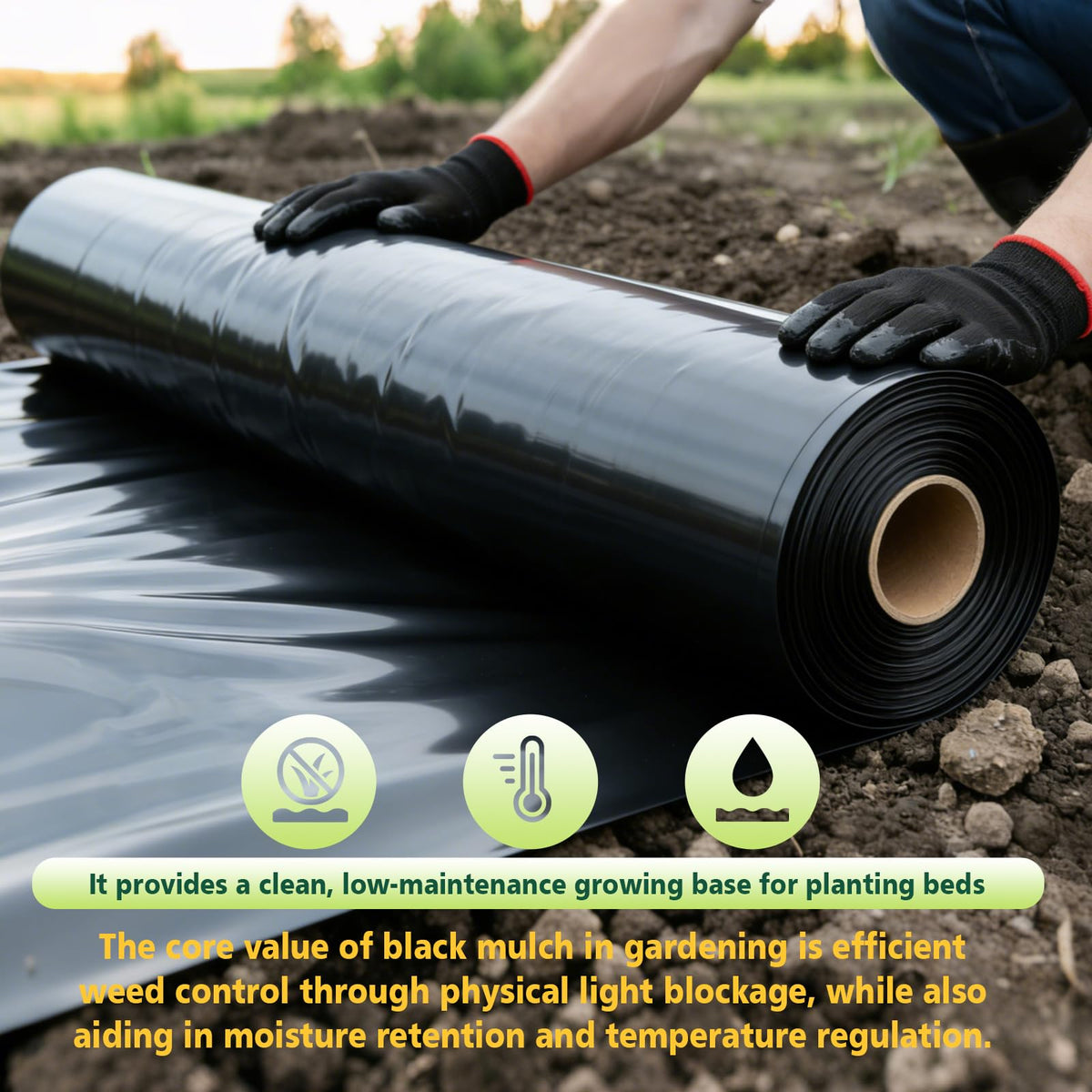 Auliand easy‑cut LLDPE film for quick DIY setups