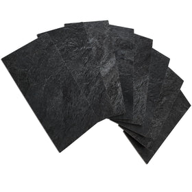 AULIGET black slate tiles pack close-up texture for durable kitchen backsplash
