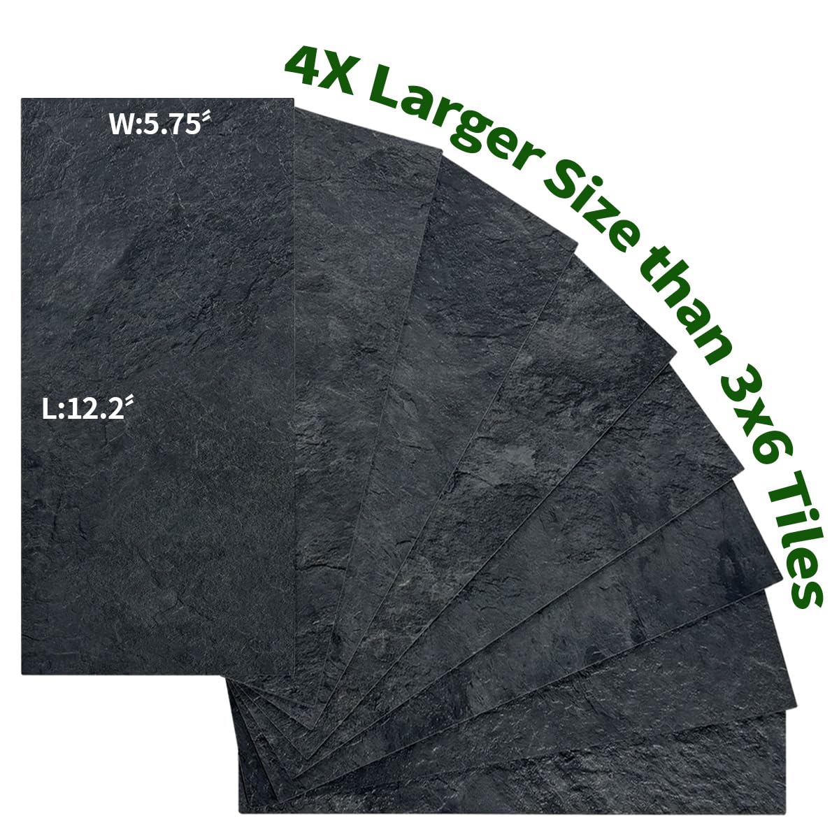 AULIGET camper RV backsplash using waterproof and heat-resistant tiles