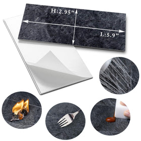 AULIGET RV camper back splash tiles highlighting lightweight, portable installation