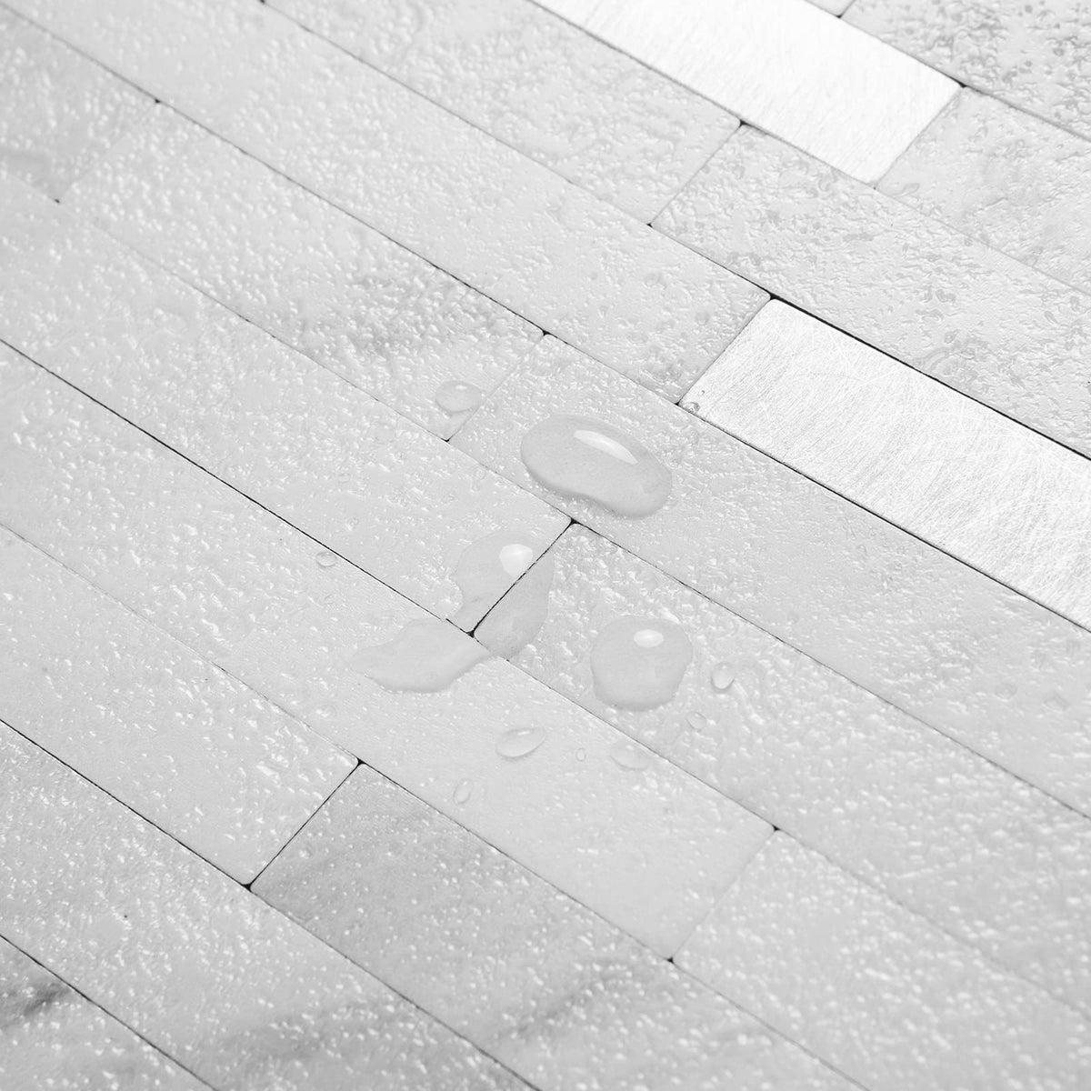 AULIGET textured PVC surface tiles with durable, realistic stone texture.