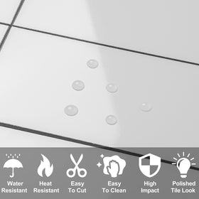 AULIGET waterproof, heat-resistant tiles for kitchens and baths.