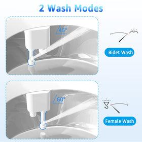 Aünsffer bidet attachment self-cleaning feature promotes hygienic use between sessions