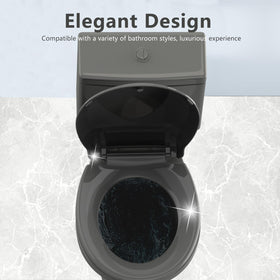Aünsffer elegant round seat enhances bathroom decor with a subtle finish