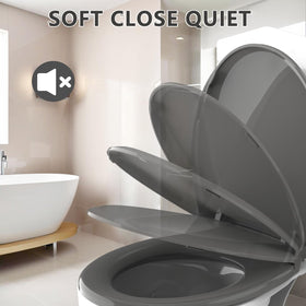 Aünsffer PP material toilet seat easy to clean with mild soap