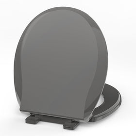 Aünsffer round toilet seat 16.5 inch for universal fit and smooth operation