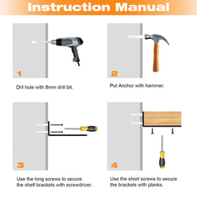 Aunulahca installation demonstration with board for kitchen or bathroom