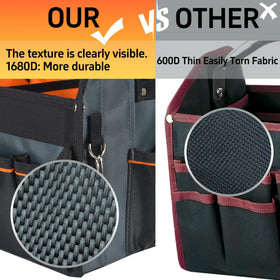 Aupofit 1680D ballistic fabric highlights durable construction for long-lasting use.