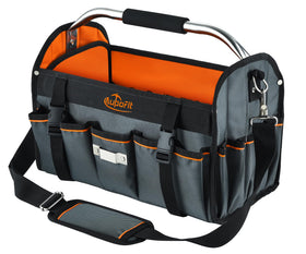 Aupofit open-top tool bag 16-inch for quick tool access on the job site.