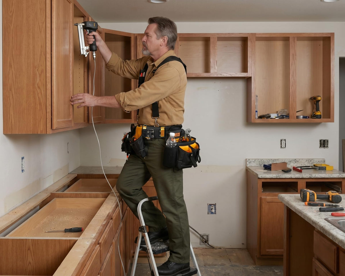 aupofit hammer holder keeps tools within reach