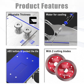 AUPREX coolant tube connector keeps blades cooler during long chamfering sessions.