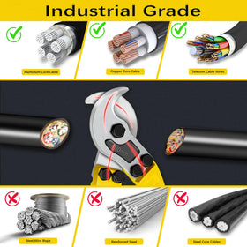 AUPREX cutter head secured by four bolts for stability.
