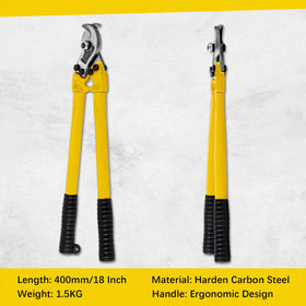AUPREX hardened carbon steel cutting head for durable cutting performance.