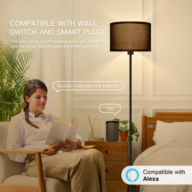 AUQUEE corner-lamp placement offers versatile lighting near sofas or desks.