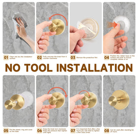 AuraHaven no-drill installation for renter-friendly bathroom