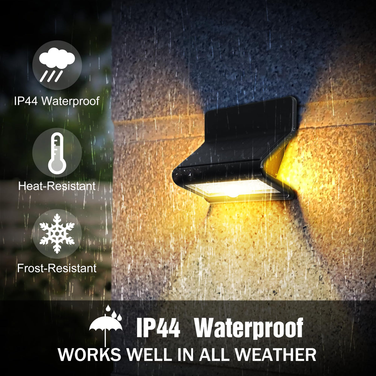 AURAXY deck area light brightens outdoor entertaining spaces.