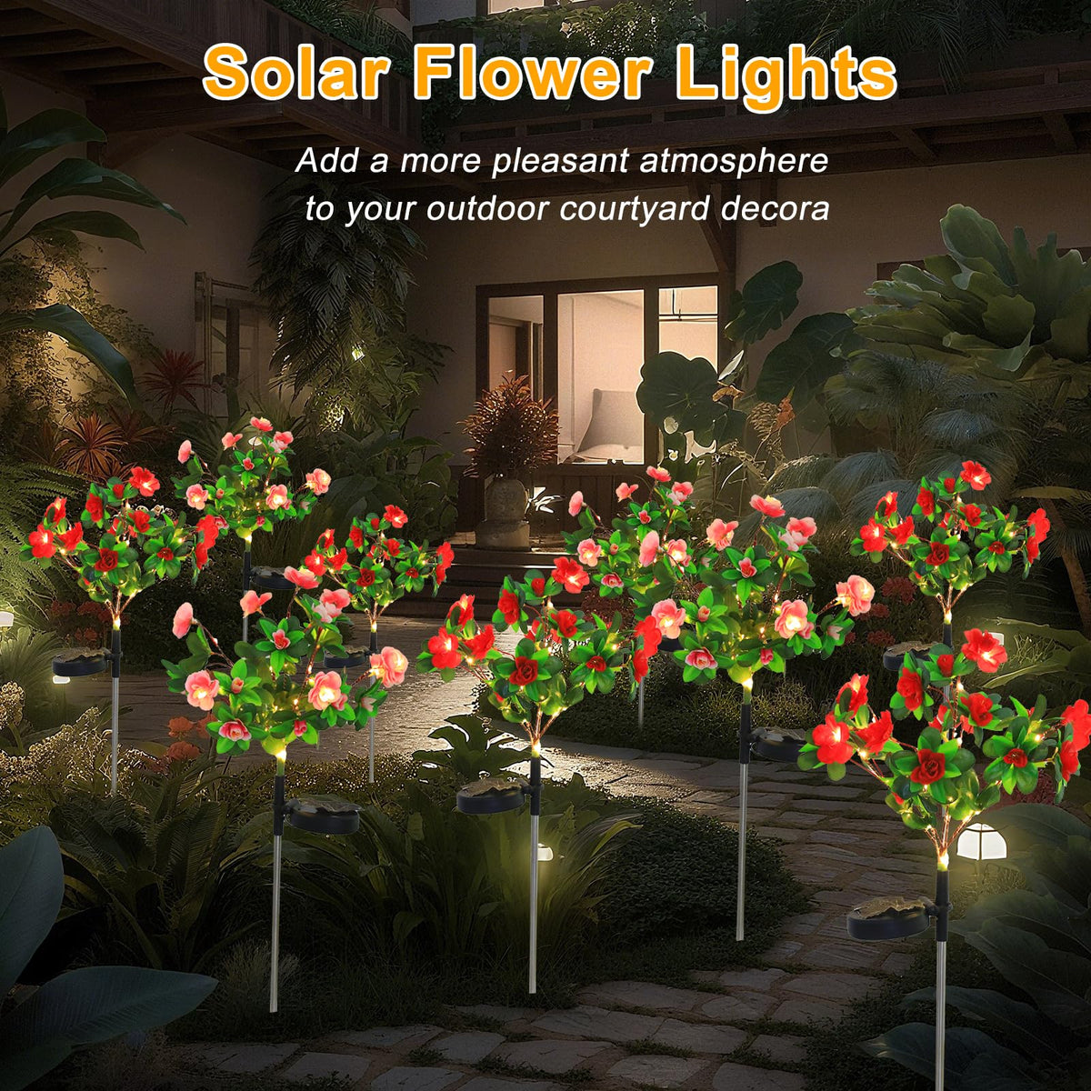 Aureate Horizon waterproof azalea lights with IP65 rating withstand rain for year-round charm.