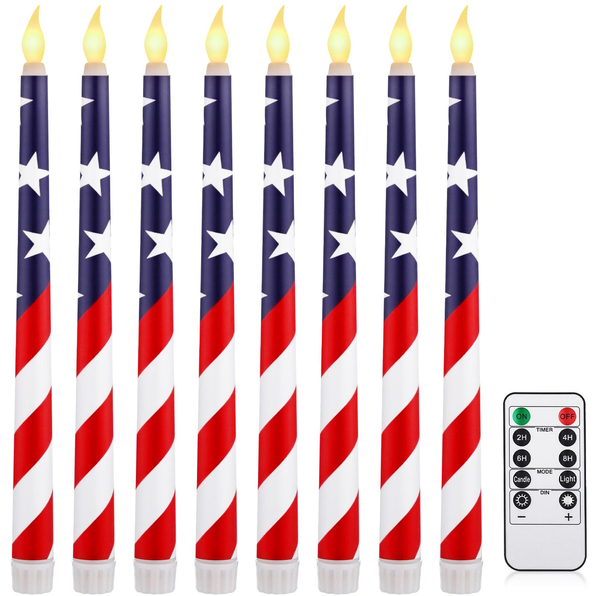 Aurelema remote-timer candles simplify evening setups and extended displays.