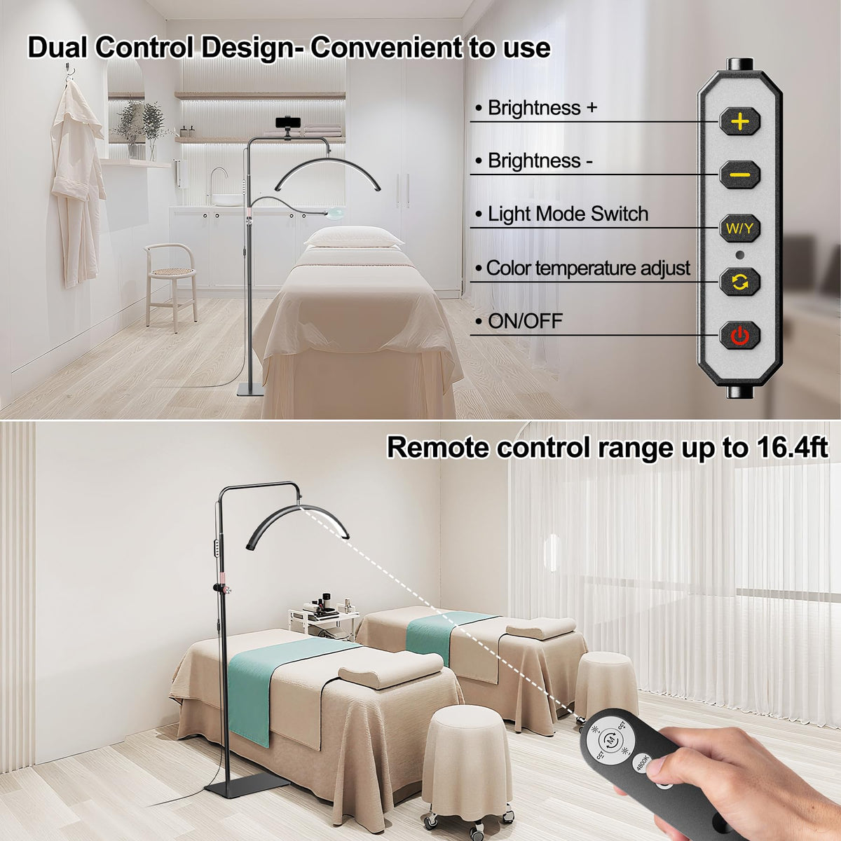 360° rotating head allows light from any angle
