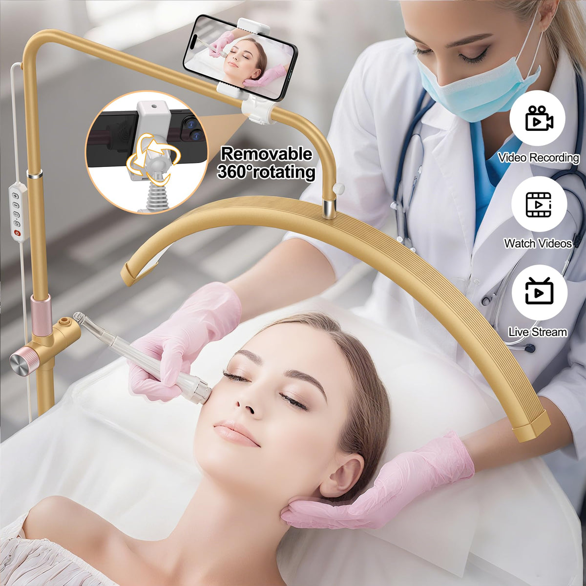 AURELLE lash light magnifier aids detailed extensions