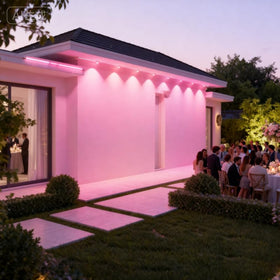 AurNyvaMay outdoor lights with remote app control for easy customization.
