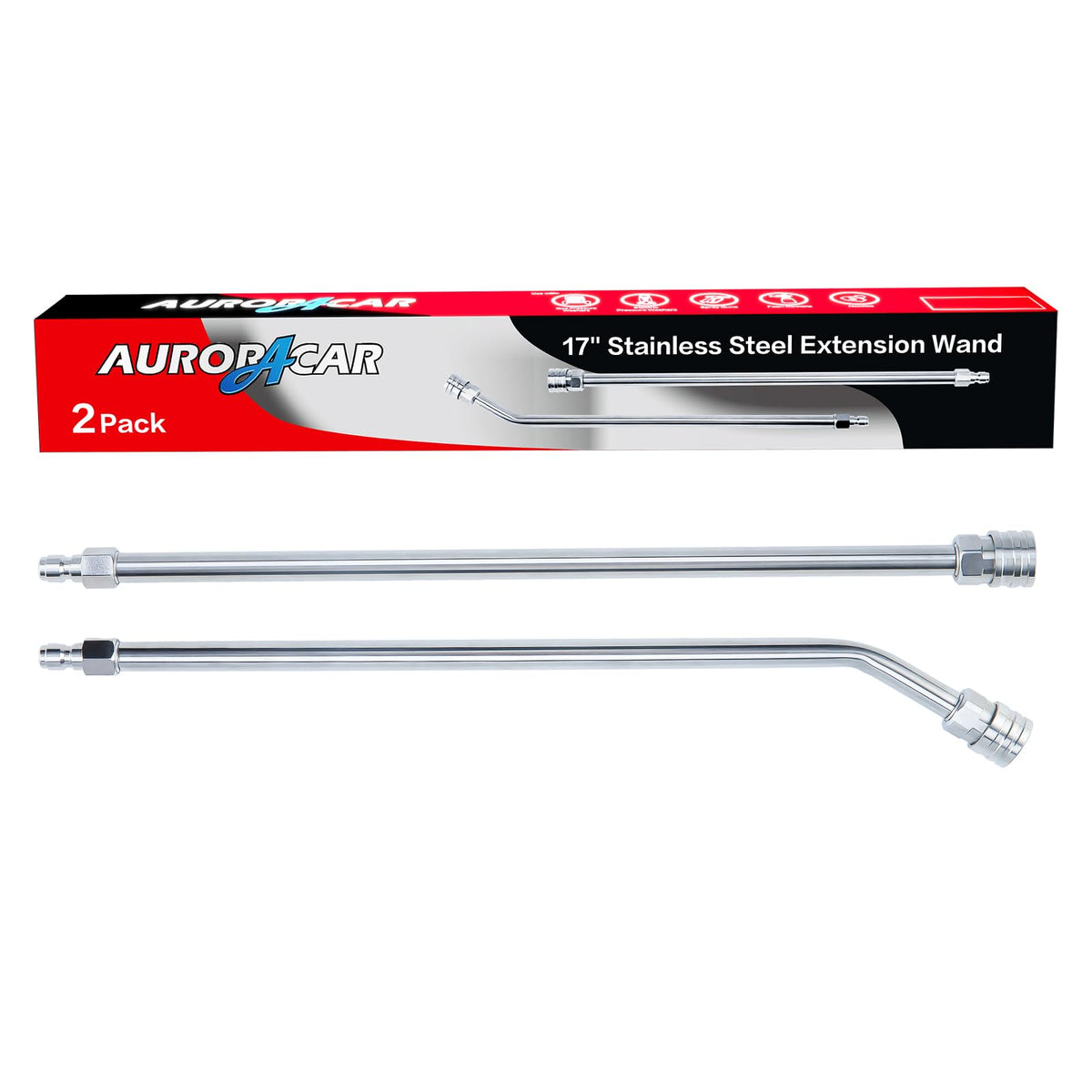 AURORA CAR pressure washer extension wand full length enhances reach for gutters and siding