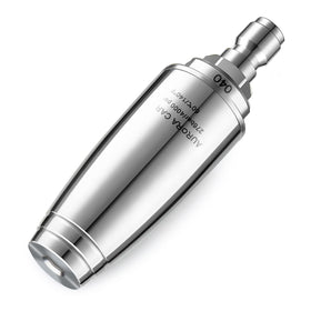 AURORA CAR stainless steel turbo nozzle showing 360-degree rotation for fast, broad cleaning.