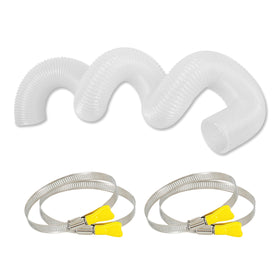 AuroraReveal 4in dust hose 10ft for efficient workshop dust transport
