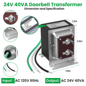 Auspow universal compatibility with Ring and Nest thermostats and other 24V devices.